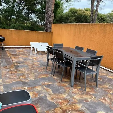 Sur Appt Etage Calella Confort Jardin Piscine Parking Wifi Apartment